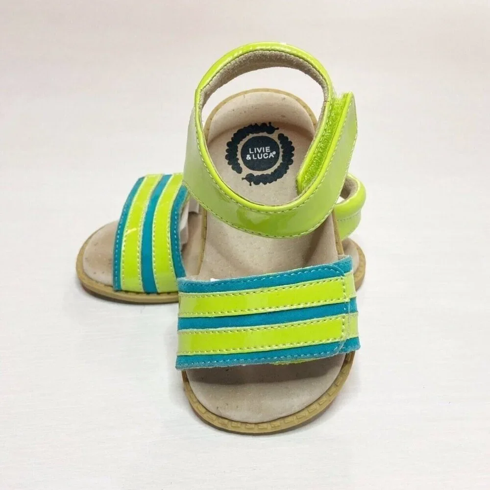 Livie & Luca Taffy Sandals in Green Apple 6